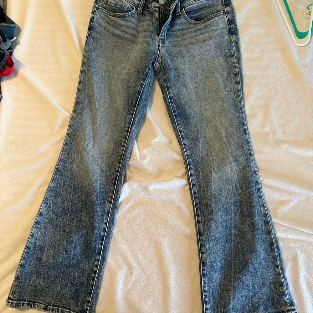 Classic Women's Blue Flared Jeans
